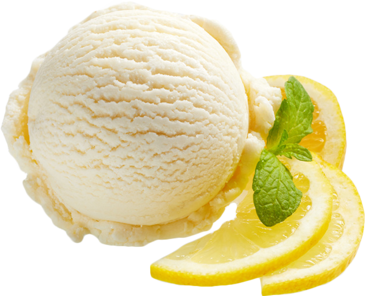 Citrone sorbet ice cream 