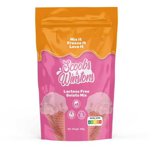 Plant-based gelato powder mix for ice cream 